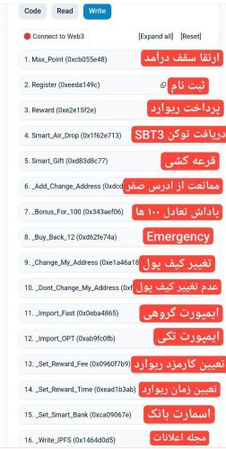 آموزش Write Contract