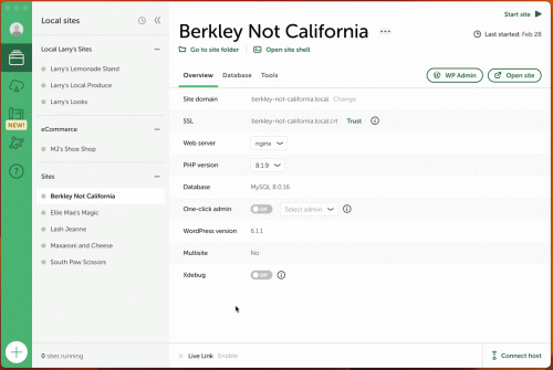 Local بهترین برنامه برای راه اندازی سایت وردپرس روی لوکال